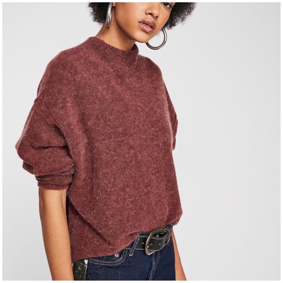 Free People Sweaters - HP🎉Free People Mock-Neck Sweater